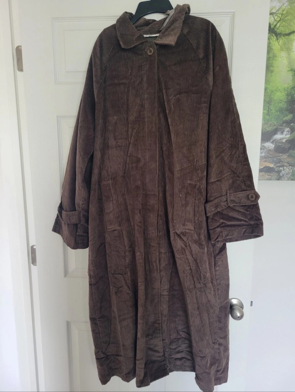 Vintage Womens Bedford Fair Lifestyles Cotton Trench Coat Jacket Size L Coat